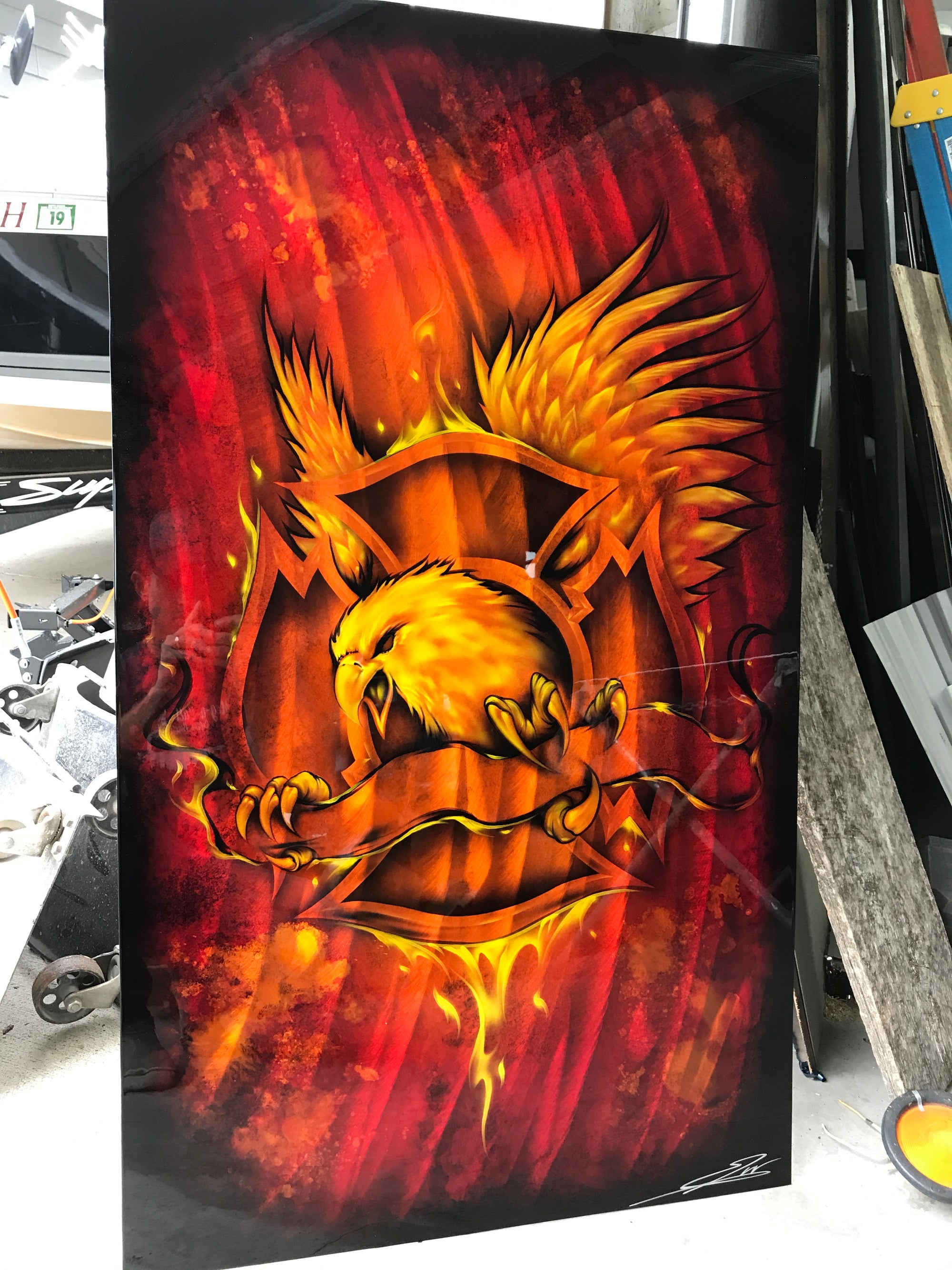 Screaming Eagle Fire Crest
